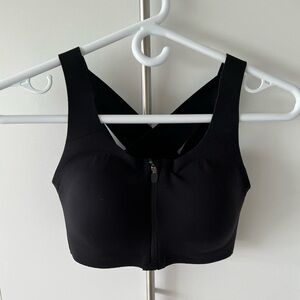 34C lululemon Enlite high support front zip bra, black, never worn